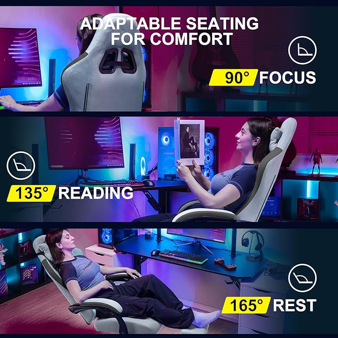 GTPLAYER Gaming Chair, Computer Office Chair - Image 4