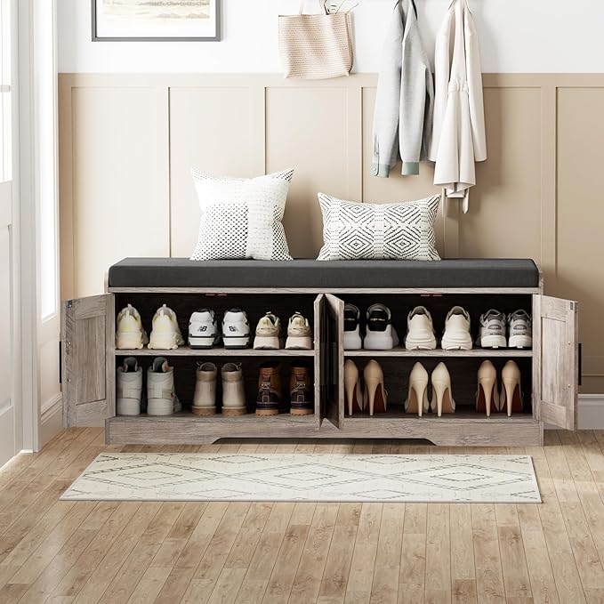 2-Tier Storage Bench, Shoe Bench - Image 9