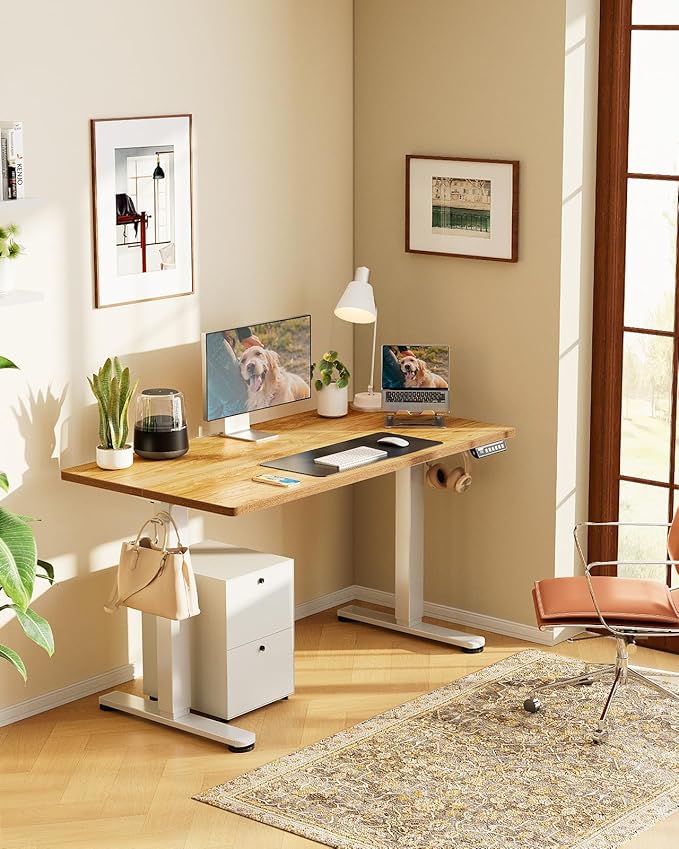 ErGear Height Adjustable Electric Standing Desk, 40 x 24 Inches Sit Stand up - Image 2