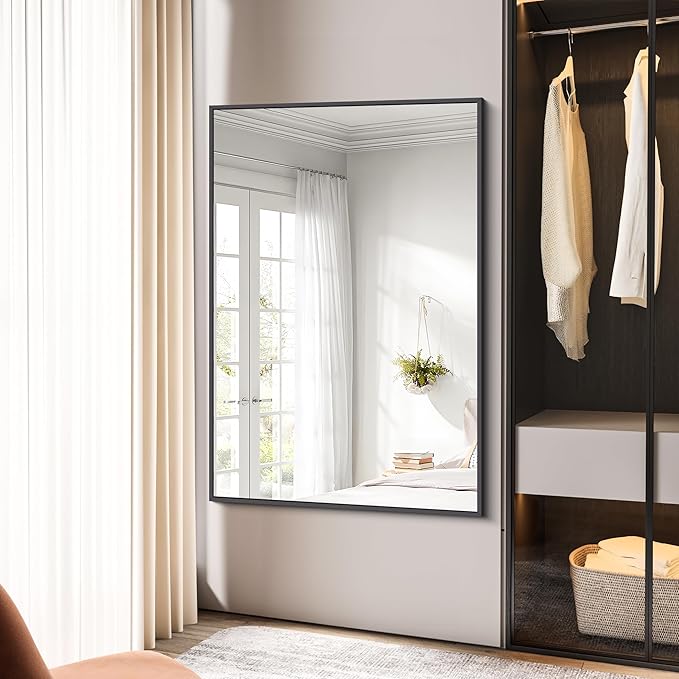 BONEWEI Bathroom Mirror, 55x36 inch Large Wall Mirror - Image 4