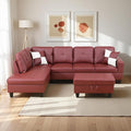 Osparple L Shaped Couch Faux Leather Sectional Couches by Unknown