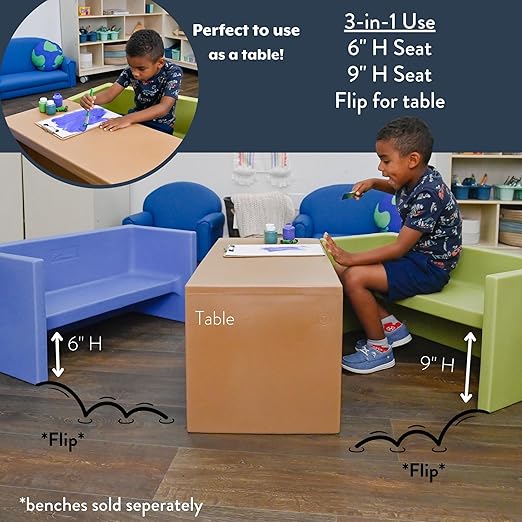 Children's Factory Adapta-Bench, Kids Flexible Seating, Preschool and Daycare - Image 7
