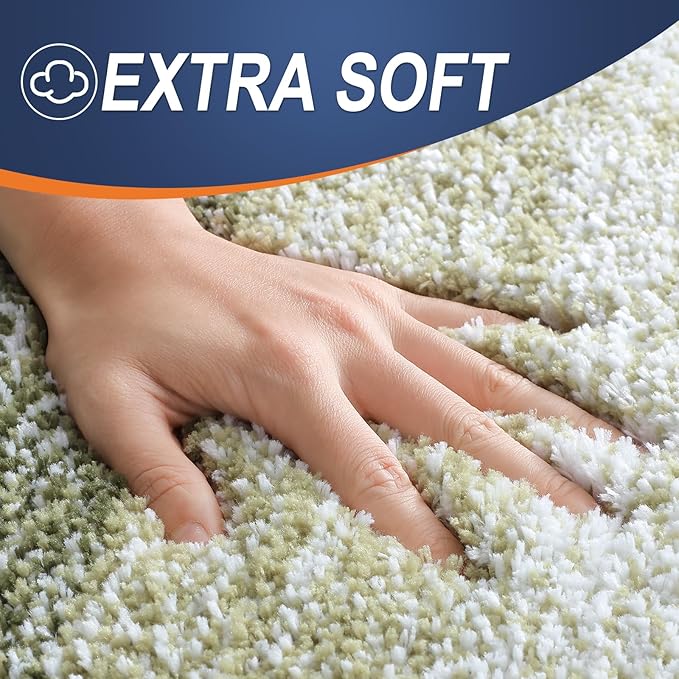 OLANLY Bathroom Rugs Mat 24x16, Extra Soft Absorbent Microfiber Bath Rugs - Image 3