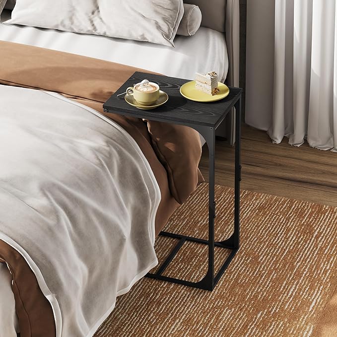 WLIVE C Shaped End Table, Small Couch Side Tables - Image 6