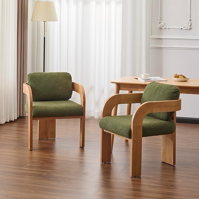 Christopher Knight Home Yorick Modern Boucle Dining Chair Set of 2 by ChristopherKnightHome