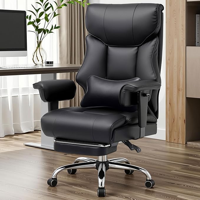 GTRACING Big and Tall Gaming Chair 400lbs Heavy Duty Office Chair - Image 2