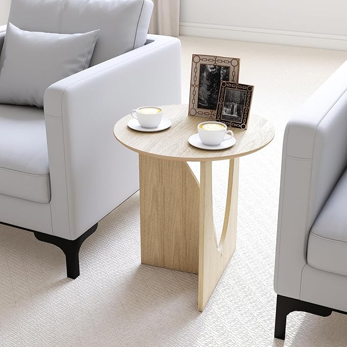 Round and Nature Side Table，Small Coffee Table - Image 8