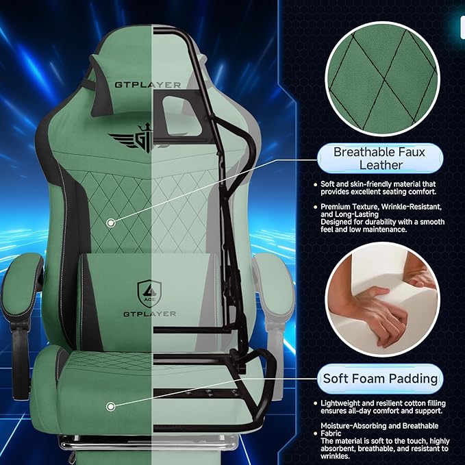 GTPLAYER Gaming Chair, Video Game Chairs - Image 6
