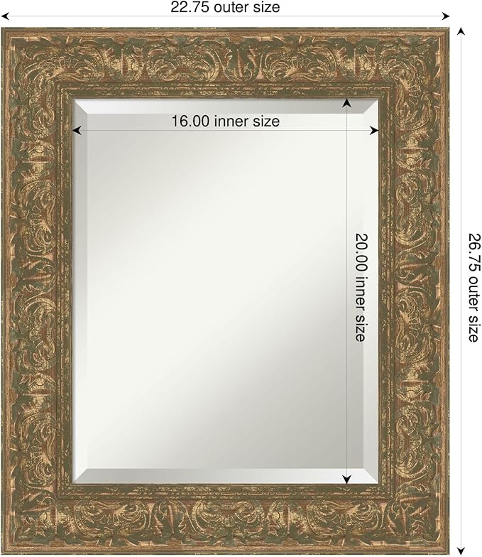 Amanti Art Bronze Bathroom Mirror - Image 3