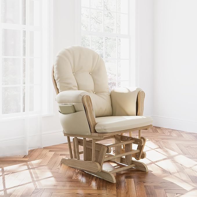 Storkcraft Premium Hoop Glider & Ottoman — GREENGUARD Gold Certified Nursery - Image 2
