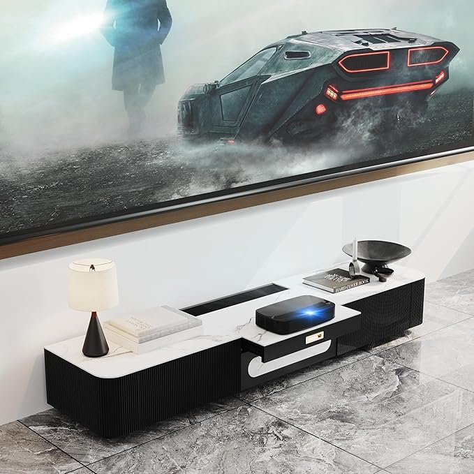 POVISON Fully-Assembled Modern TV Stand by POVISON