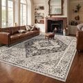 9x12 Vintage Area Rugs for Living Room, Washable Indoor Non Slip Large Area Rugs by Tangsoo