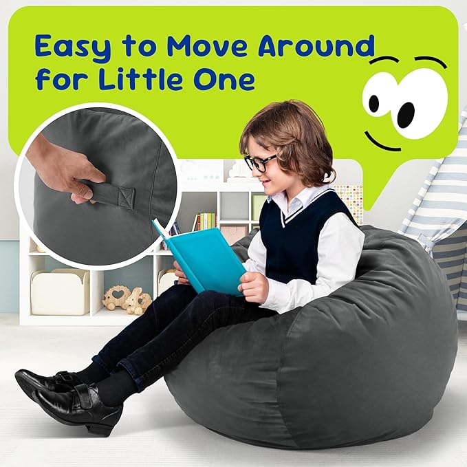 Hobestluk Bean Bag Chairs 2.5FT Bean Bag Chair - Image 4