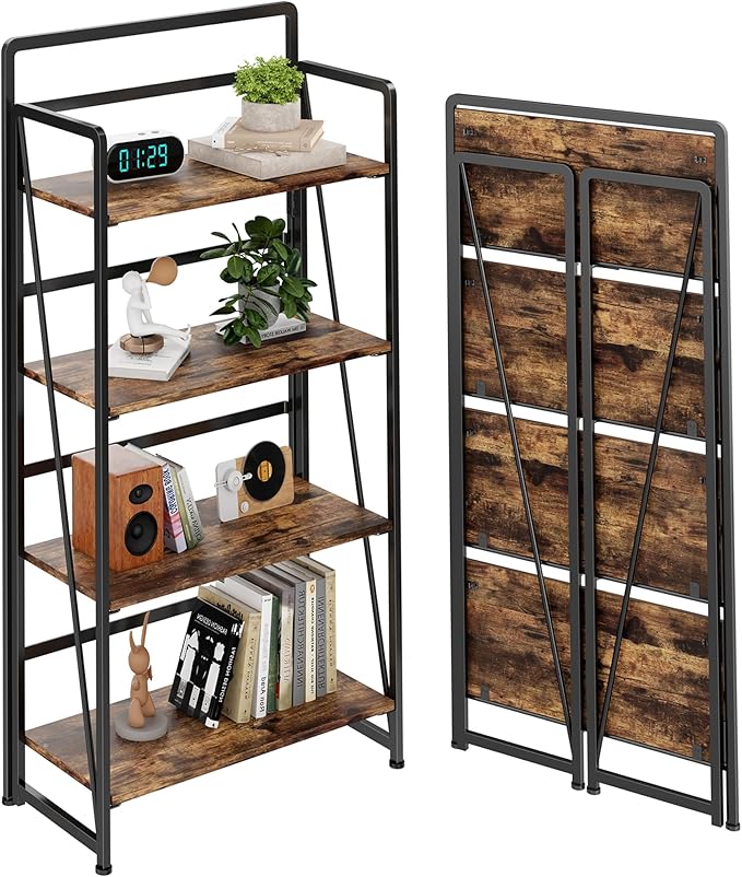 BHG No Assembly Folding Bookshelf by BHG