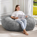 Hobestluk 3FT Bean Bag Chairs Adult Bean Bag by YourHomeDeservesMore