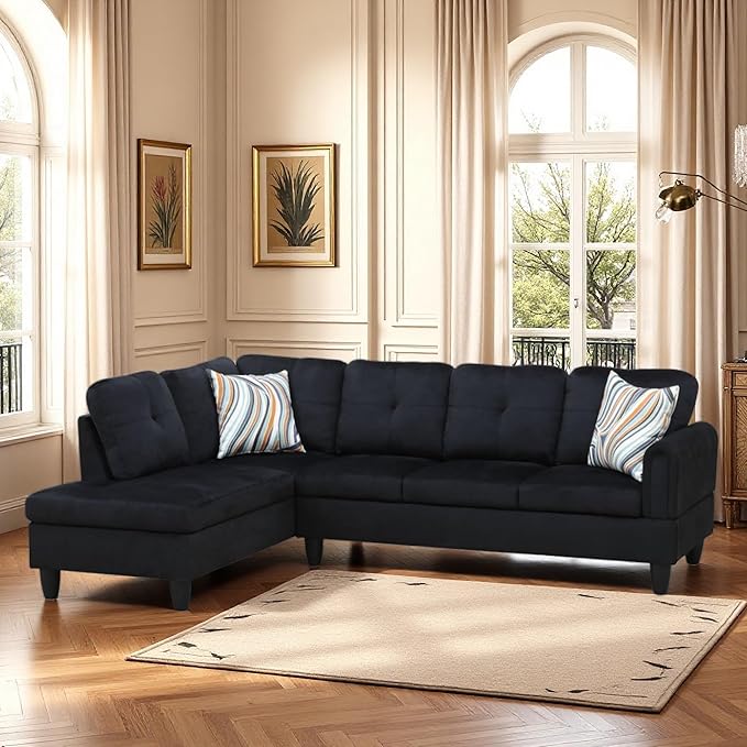 Modular L-Shaped Sectional Sofa, Modern Couches - Image 3