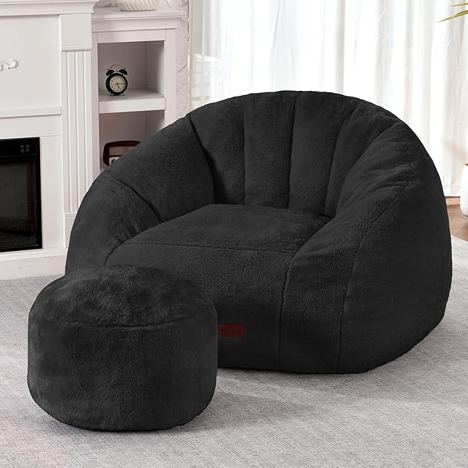 HABUTWAY Bean Bag Chair, Giant Bean Bag Chairs by HABUTWAYMakeYourLifeComfortable