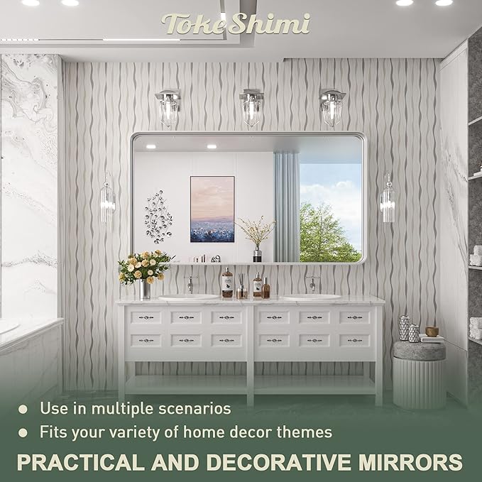 TokeShimi 60 x 30 Inch Wall Mirror - Image 6