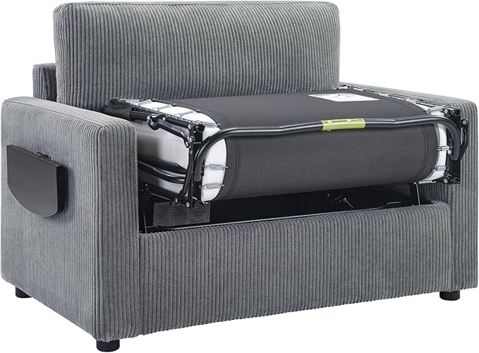 Twin Size Sofa Bed 47.2" Sleeper Sofa Loveseat Sofa - Image 6