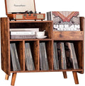 Record Player Stand, Large Record Player Table Cabinet by Unknown