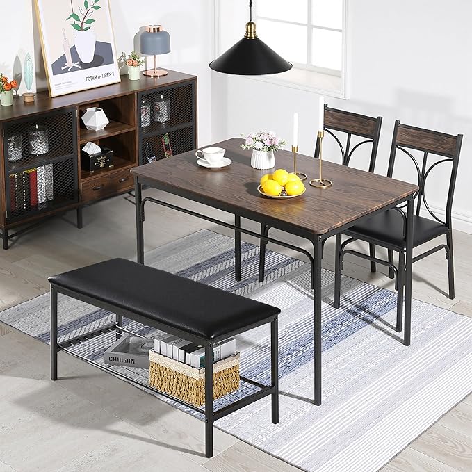 VECELO Kitchen Dining Table Set - Image 2