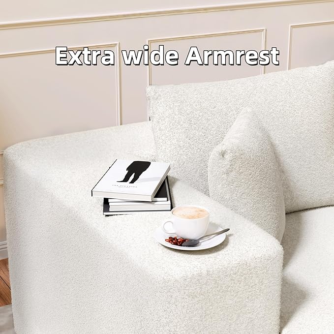 Cloud Sectional Couch, 104”L-Shape Oversized Sofa - Image 7