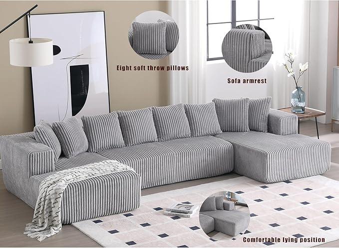 Free Combination Cloud Boneless Modular Sectional Sofa - Image 6