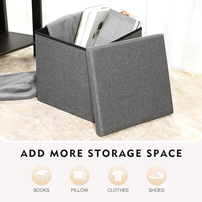 B FSOBEIIALEO Storage Ottoman - Image 4