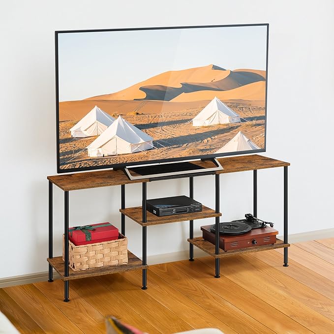 Industrial TV Stand with Storage - Image 6