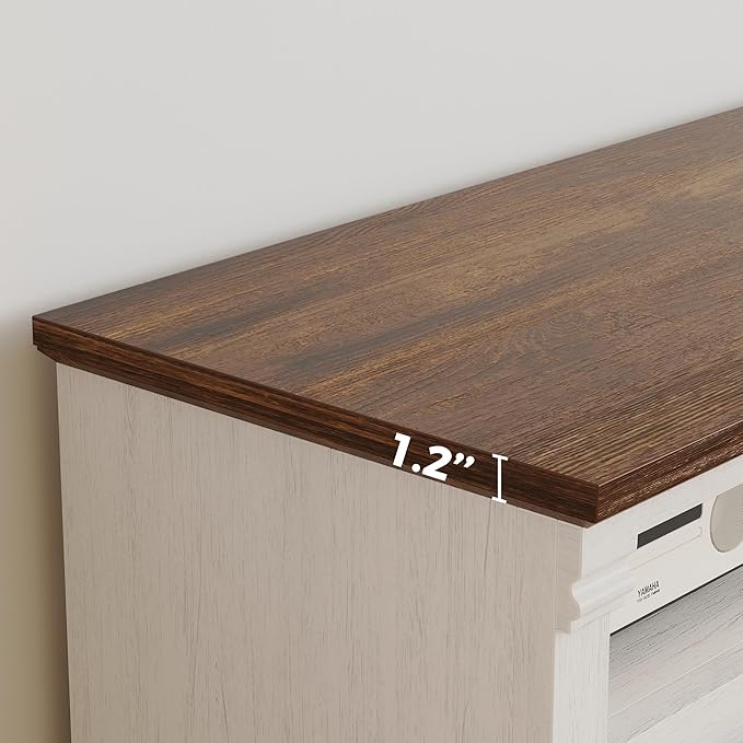 IRONCK Farmhouse TV Stand for 65+ Inch TV, Media Console for Living Room - Image 5
