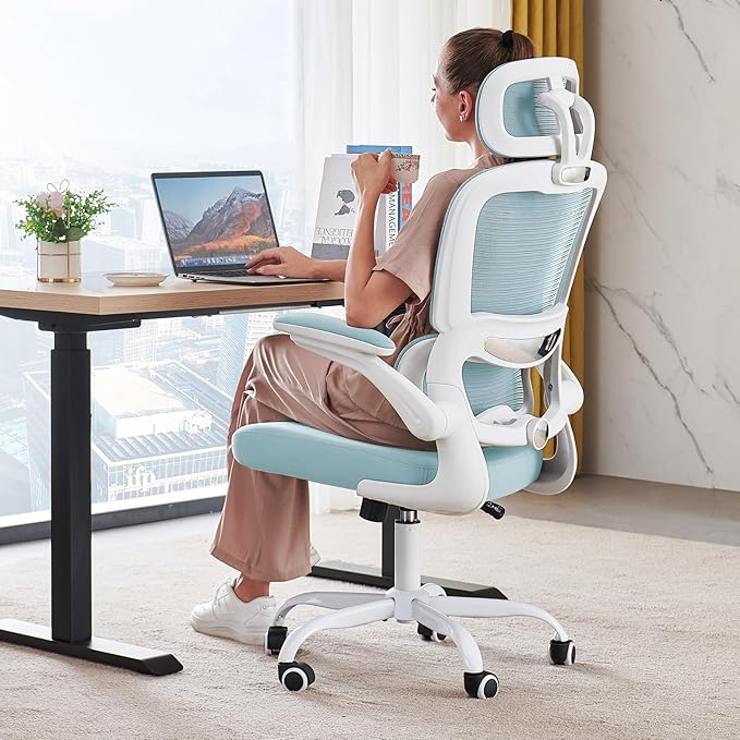 TRALT Office Chair Ergonomic Desk Chair, 330 LBS Home Mesh Office Desk Chairs by TRALT