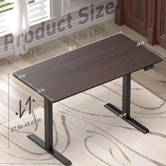 Ywin Electric Height Adjustable Standing Desk - Image 3