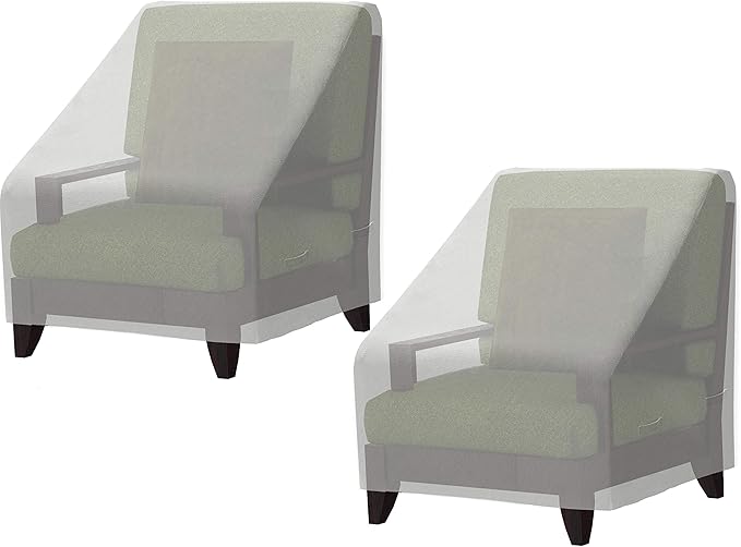 Simple Houseware Patio Chair Covers Waterproof 2 Pack - Image 2