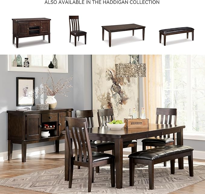 Signature Design by Ashley D596-01 Dining Side Chair, Dark Brown - Image 6