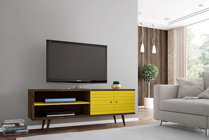 Manhattan Comfort Liberty Mid Century Modern TV Stand - Image 2