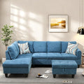 Sectional Couch with Ottoman Storage, L Shaped Couch Sofa Furniture Sets by ChicFurnit