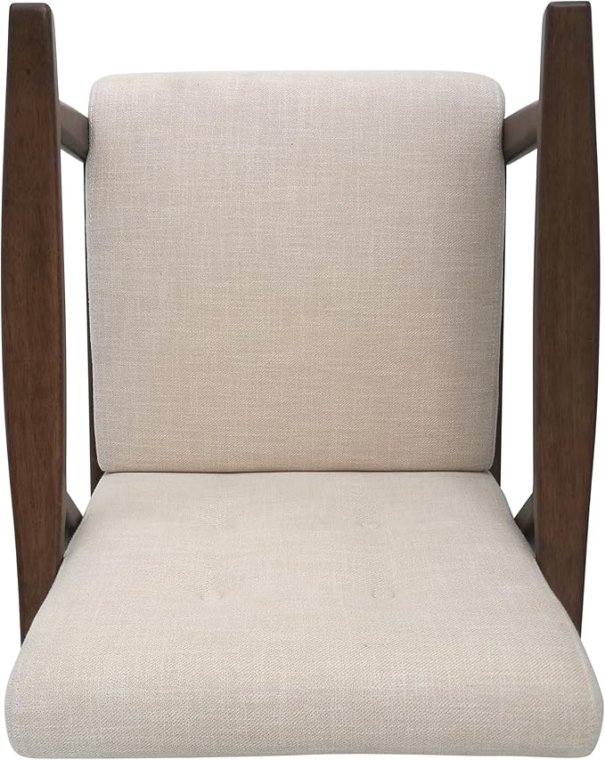 Ball & Cast Accent Chair Wide Armrest Mid-Century Lounge Living Room Chairs - Image 9