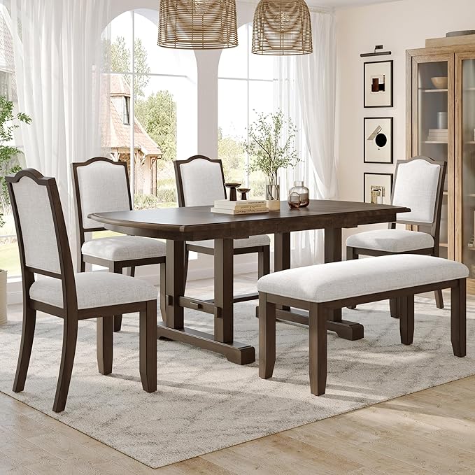Ball & Cast 60"-78" Extendable Farmhouse Dining-Table - Image 10