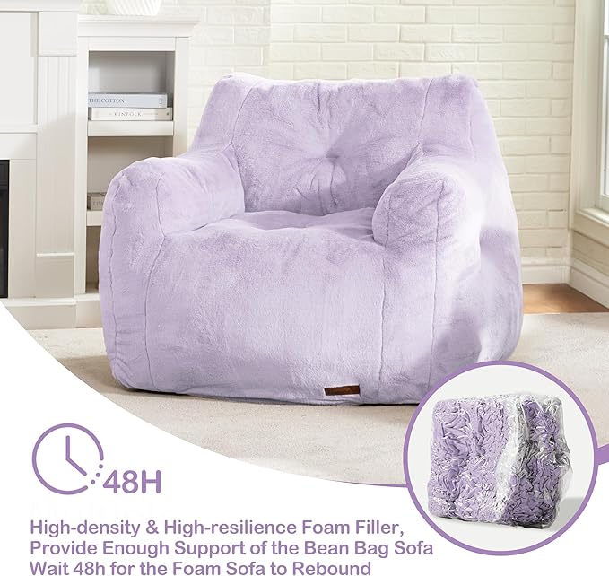 Hobestluk Bean Bag Chair for Adult Small Bean Bag Chairs - Image 7