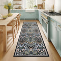 Runner Rug for Entryway: 2x10 Kitchen Rugs Non Slip Washable Ultra Soft Floral by PLHXFRSoftAreaRugs