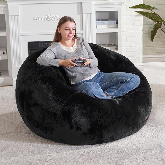 Hobestluk Bean Bag Chairs Large Bean Bag Couch - Image 4