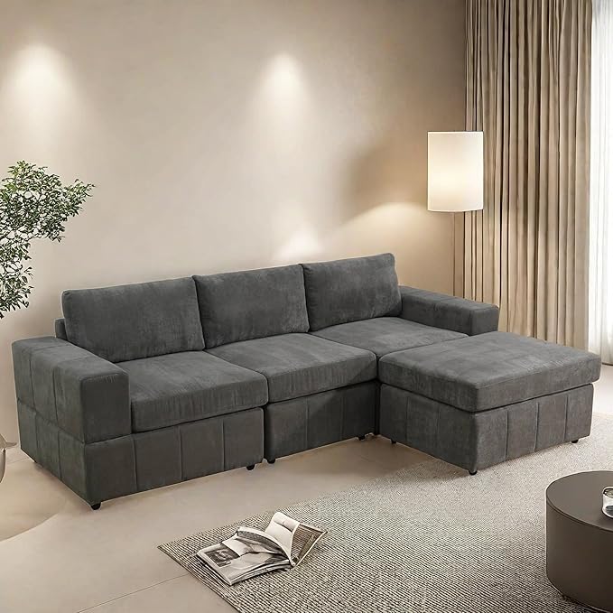Sectional Couches for Living Room, 102″ Modular Sectional Sofa - Image 3