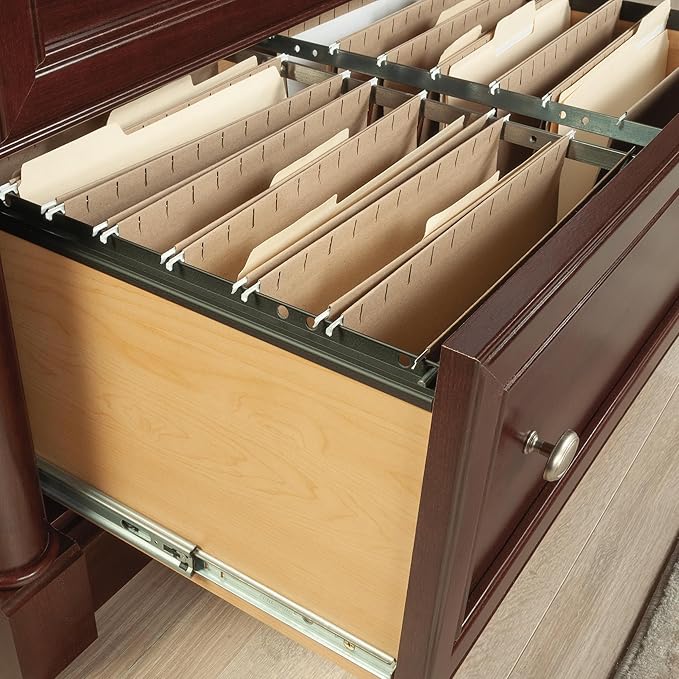 Sauder Palladia Lateral File, L: 36.81" x W: 22.01" x H: 29.62", Select Cherry - Image 6