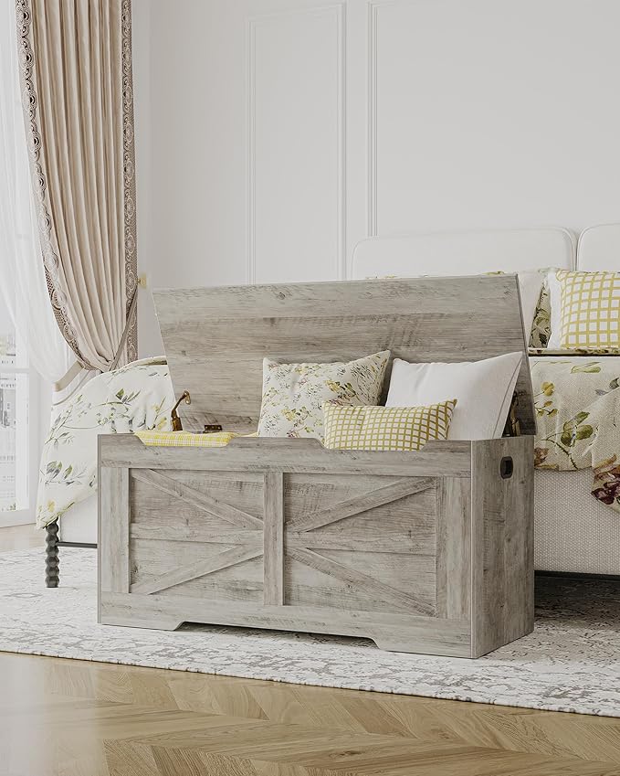 39.4" Storage Chest, Extra Large Storage Trunk - Image 2