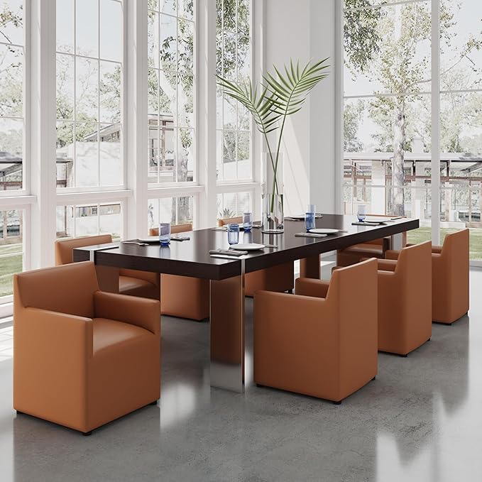 Manhattan Comfort Anna Square Modern Dining Chair - Image 3