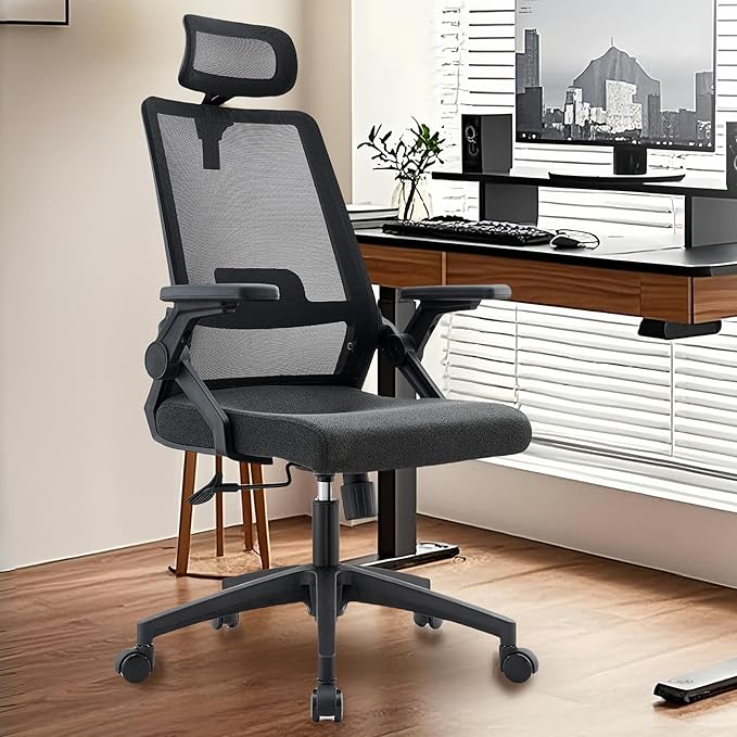 Ergonomic Swivel Task Chair High Back Home Desk Chair Computer Office Chair - Image 2