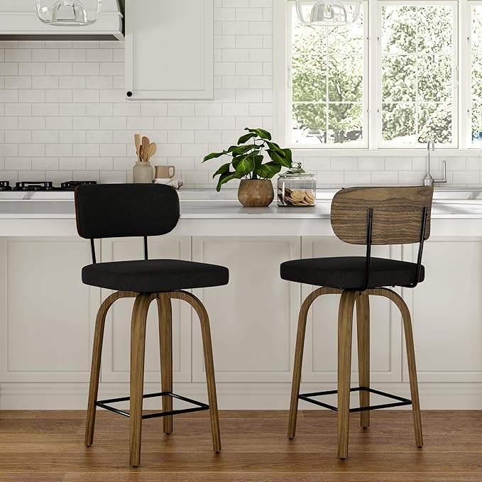Swivel Counter Height Bar Stools by Unknown