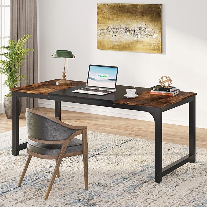 Tribesigns Modern Computer Desk, 63 x 31.5 inch Large Office Desk Computer - Image 3