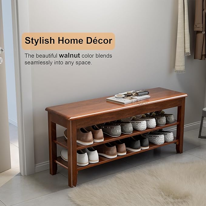 Shoe Storage Bench for Entryway - Image 7