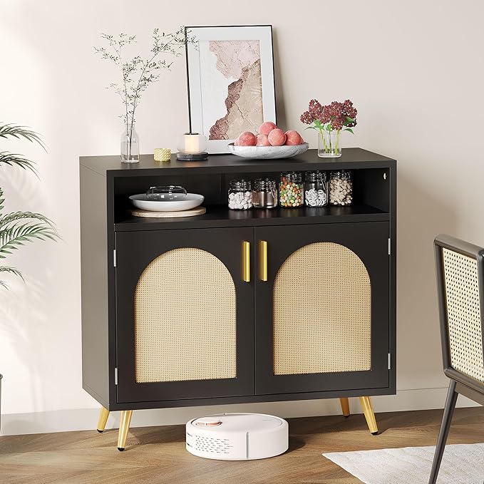 DWVO Buffet Sideboard Cabinet, Accent Storage Cabinet by DWVO